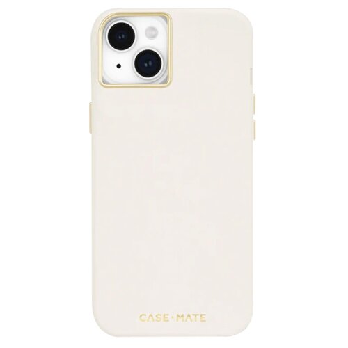Etui CASE-MATE Silicone MagSafe do Apple iPhone 15 Plus Beżowy