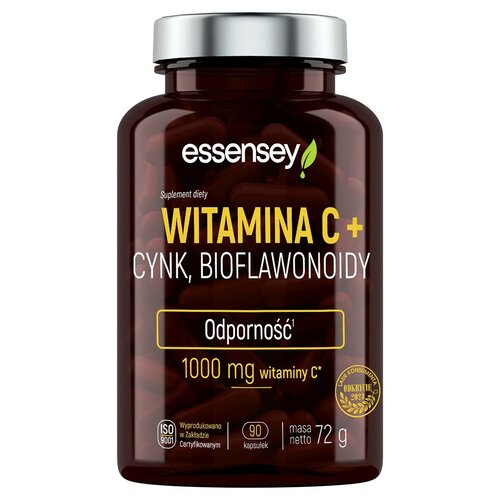 Witamina C ESSENSEY Cynk, Bioflawonoidy (90 kapsułek)