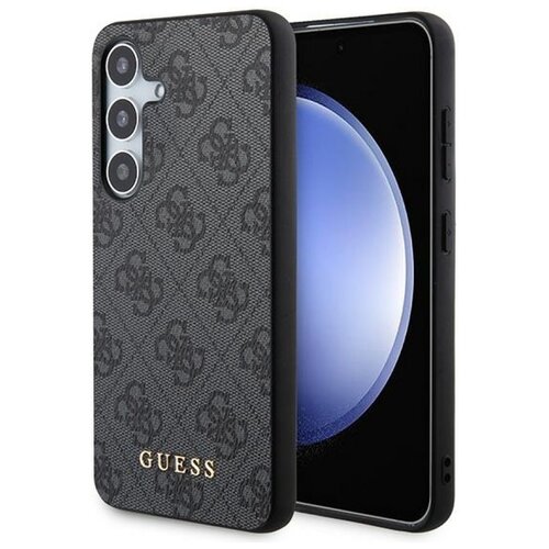 Etui GUESS 4G Metal Gold Logo do Samsung Galaxy S24 Czarny