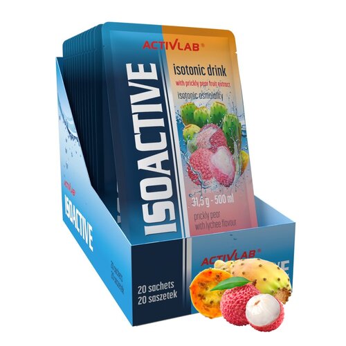 Izotonik ACTIVLAB Isoactive Opuncja figowa z liczi (20 szt.)