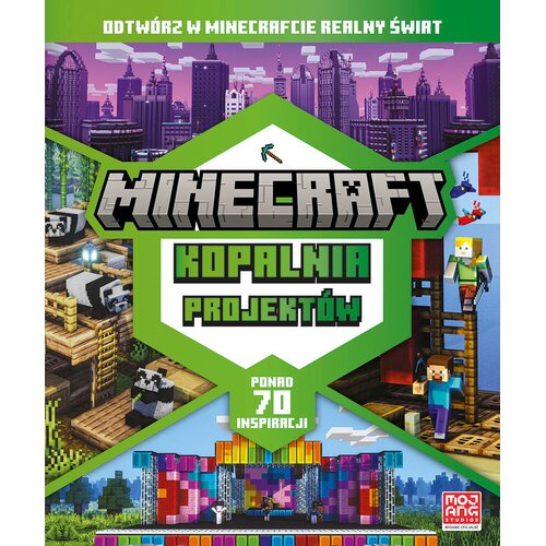 Książka Minecraft Kopalnia projektów Odtwórz w Minecrafcie realny świat Thomas McBrien (twarda okładka)
