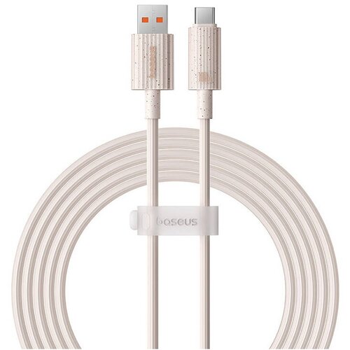Kabel USB - USB-C BASEUS Habitat 100 W 2m Różowy
