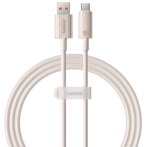 Kabel USB - USB-C BASEUS Habitat 100 W 1m Różowy