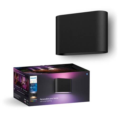 Kinkiet zewnętrzny PHILIPS HUE Dymera Czarny