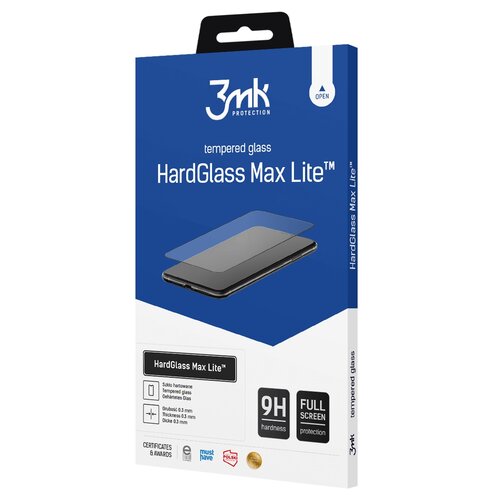 Szkło hartowane 3MK HardGlass Max Lite do Apple iPhone 16e