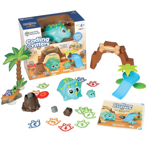 Zabawka interaktywna LEARNING RESOURCES Coding Critters Rumble & Bumble Robot dinozaur LER 3082