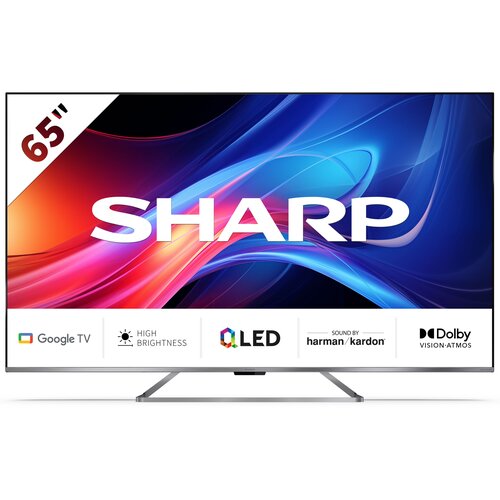 Telewizor SHARP 65GP7465E 65" QLED 4K Google TV Dolby Atmos Dolby Vision HDMI 2.1