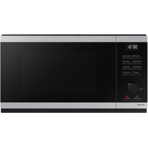 Kuchenka mikrofalowa SAMSUNG MS23DG4504ATE2 800W średnica 28.8 cm pojemność 23L Auto Cook Keep Warm Quick Defrost Czarno-srebrny