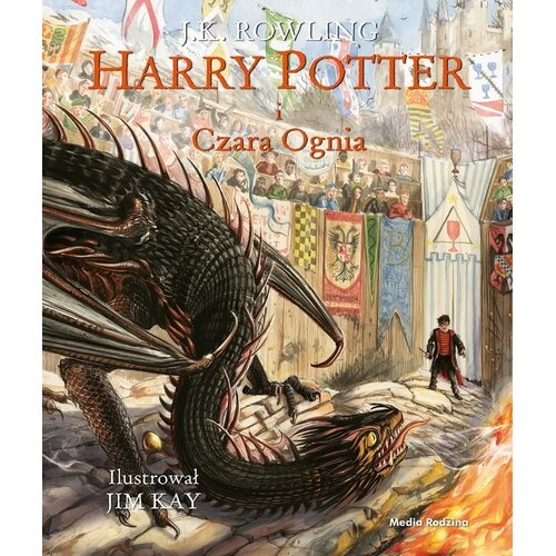 Książka Harry Potter i Czara Ognia Tom 4 J.K. Rowling (twarda okładka)