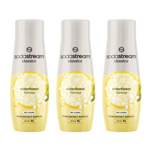 Syrop do saturatorów SODASTREAM Kwiat bzu 3 x 440 ml