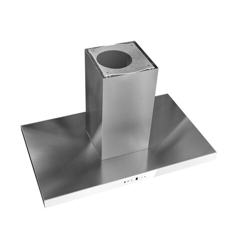 Okap AFRELLI AW-6 Nuvola Isola 90 Inox/Białe szkło