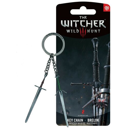 Brelok CENEGA Good Loot: The Witcher 3 Geralt Two Swords Keychain