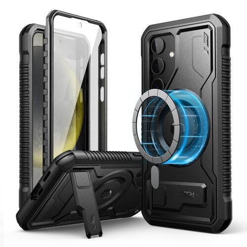 Etui TECH-PROTECT Kevlar Magsafe+ do Samsung Galaxy S24+ Plus Czarny
