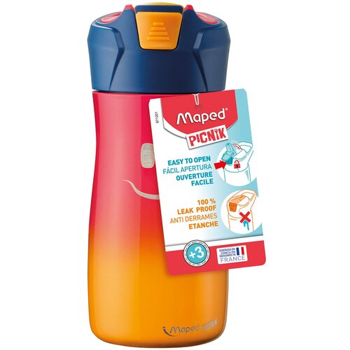 Butelka ze stali nierdzewnej MAPED PICNIK Picnik Concept Kids 430 ml Różowy
