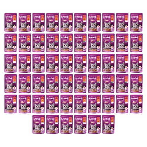 Karma dla kota WHISKAS Duo Wołowina z drobiem 56 x 85 g