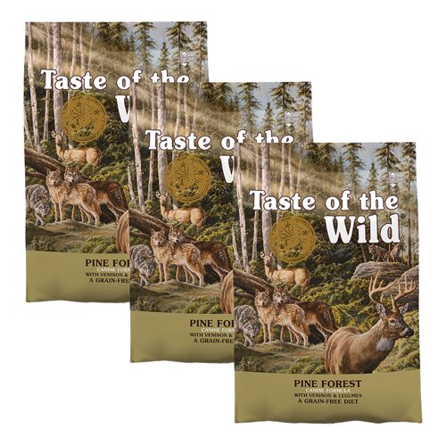 Karma dla psa TASTE OF THE WILD Pine Forest 3 x 2 kg