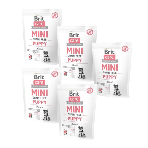 Karma dla psa BRIT Care Mini Puppy Jagnięcina 5 x 400 g