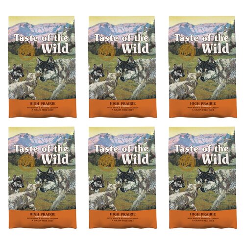 Karma dla psa TASTE OF THE WILD High Prairie Puppy Bizon i dziczyzna 6 x 2 kg