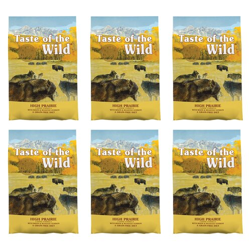 Karma dla psa TASTE OF THE WILD High Prairie Bizon i dziczyzna 6 x 2 kg