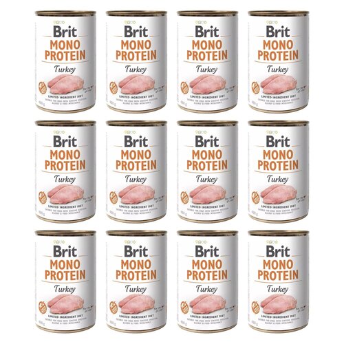Karma dla psa BRIT Mono Protein Indyk 12 x 400 g