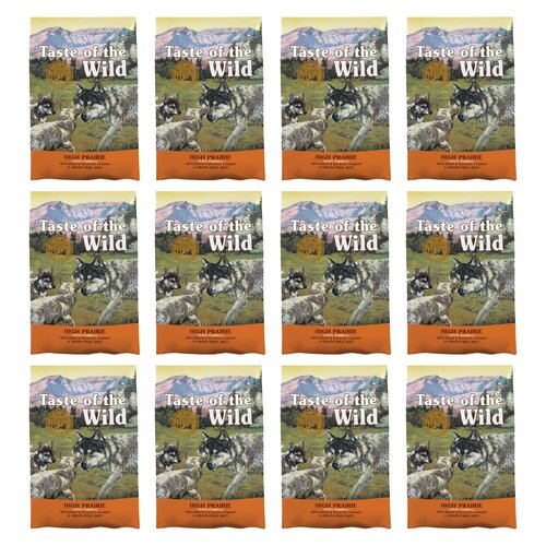 Karma dla psa TASTE OF THE WILD High Prairie Puppy Bizon i dziczyzna 12 x 2 kg