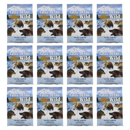 Karma dla psa TASTE OF THE WILD Pacific Stream Łosoś 12 x 2 kg