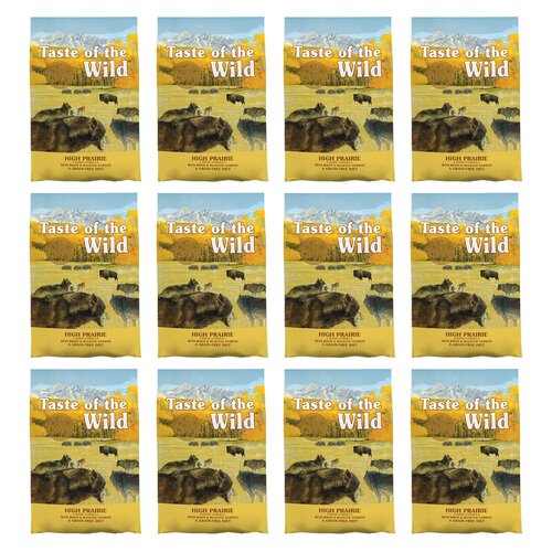 Karma dla psa TASTE OF THE WILD High Prairie Bizon i dziczyzna 12 x 2 kg