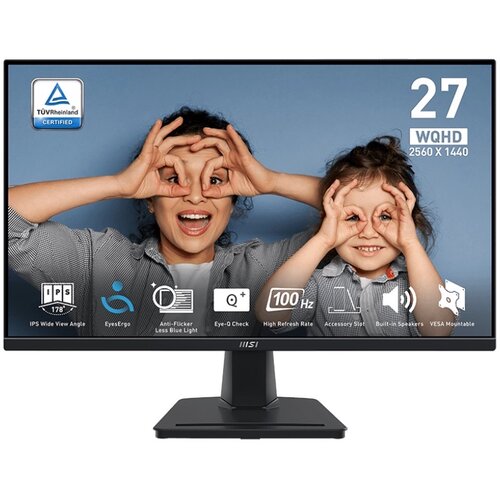Monitor MSI Pro MP275Q 27" 2560x1440px IPS 100Hz 1 ms [MPRT]