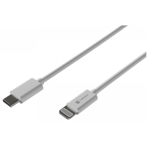 Kabel USB-C - Lightning NATEC Prati MFI 20W 2 m Biały