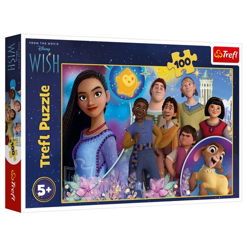 Puzzle TREFL Disney Życzenie Wish 16474 (100 elementów)