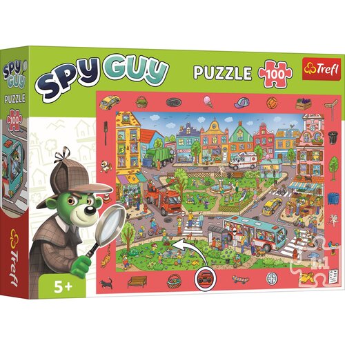 Puzzle TREFL Spy Guy Miasto 15590 (100 elementów)