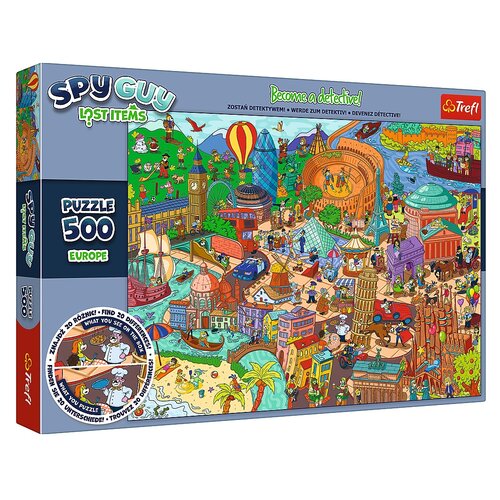 Puzzle TREFL Spy Guy Lost Items Europe 37481 (500 elementów)