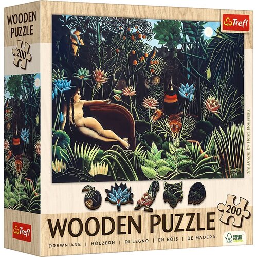 Puzzle TREFL Wooden Puzzle Sen Henri Rousseau 20253 (200 elementów)