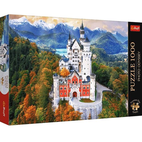 Puzzle TREFL Premium Plus Quality Photo Odyssey Zamek Neuschwanstein Niemcy 10813 (1000 elementów)