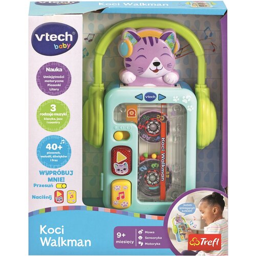 Zabawka interaktywna VTECH Baby Koci walkman 61903