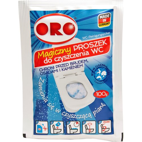 Proszek do czyszczenia toalety ORO Pianotwórczy Szaszetka 100 g