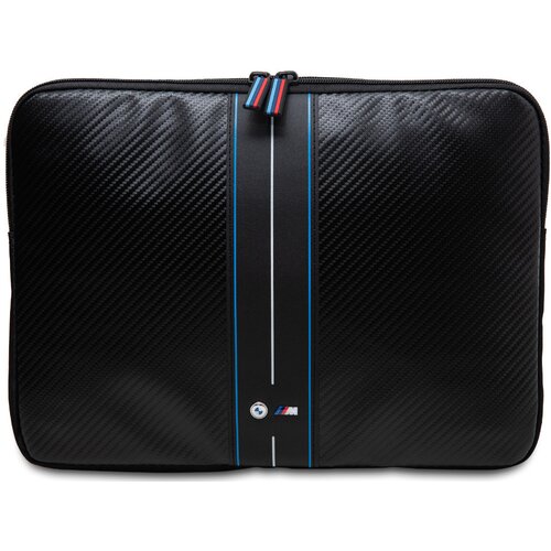 Etui na laptopa BMW Sleeve Carbon Blue Stripes 14 cali Czarny