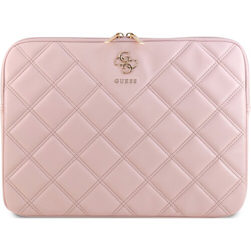 Etui na laptopa GUESS Quilted 4G 13-14 cali Różowy