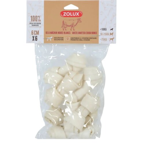 Przysmak dla psa ZOLUX Kość wiązana biała 54 g