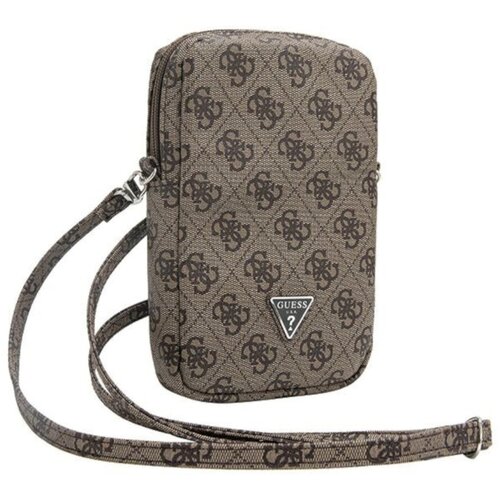 Torebka GUESS Zip 4G Triangle Brązowy
