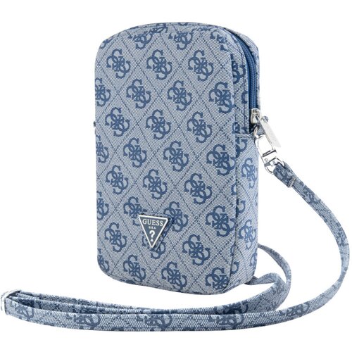 Torebka GUESS Zip 4G Triangle Niebieski