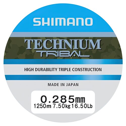 Żyłka SHIMANO Technium Tribal 0.285 mm / 1250 m Zielony
