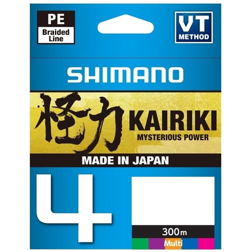 Plecionka SHIMANO Kairiki 4 0.215 mm /300 m Wielokolorowy