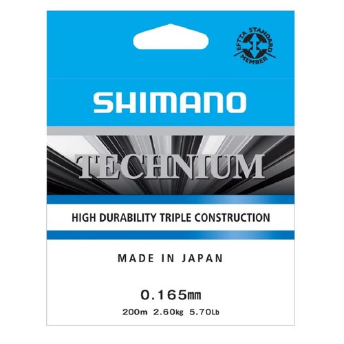 Żyłka SHIMANO Technium 0.165 mm / 200 m Szary