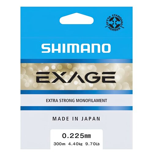 Żyłka SHIMANO Exage 0.225 mm / 300 m Szary