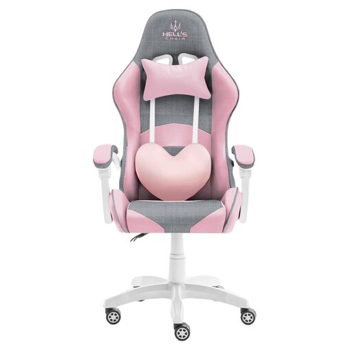 Fotel HELL'S CHAIR Rainbow Kids Szaro-różówy
