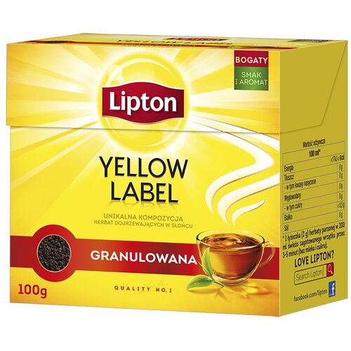 Herbata LIPTON Yellow Label 100 g