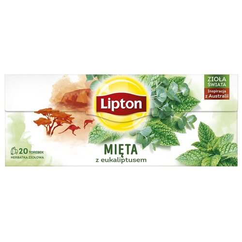 Herbata LIPTON Mięta z Eukaliptusem (20 sztuk)