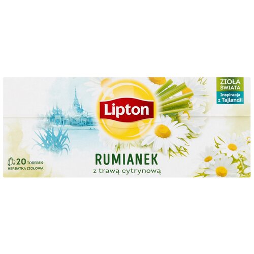 Herbata LIPTON Rumianek z Trawą Cytrynową (20 sztuk)
