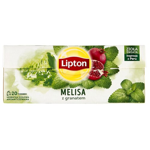Herbata LIPTON Melisa z Granatem (20 sztuk)